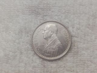 ENVIO! ESCASA MONEDA MONACO 20 FRANCS 1947 KM#124