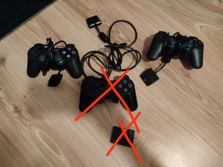 2 Mandos PS2 Play Station 2