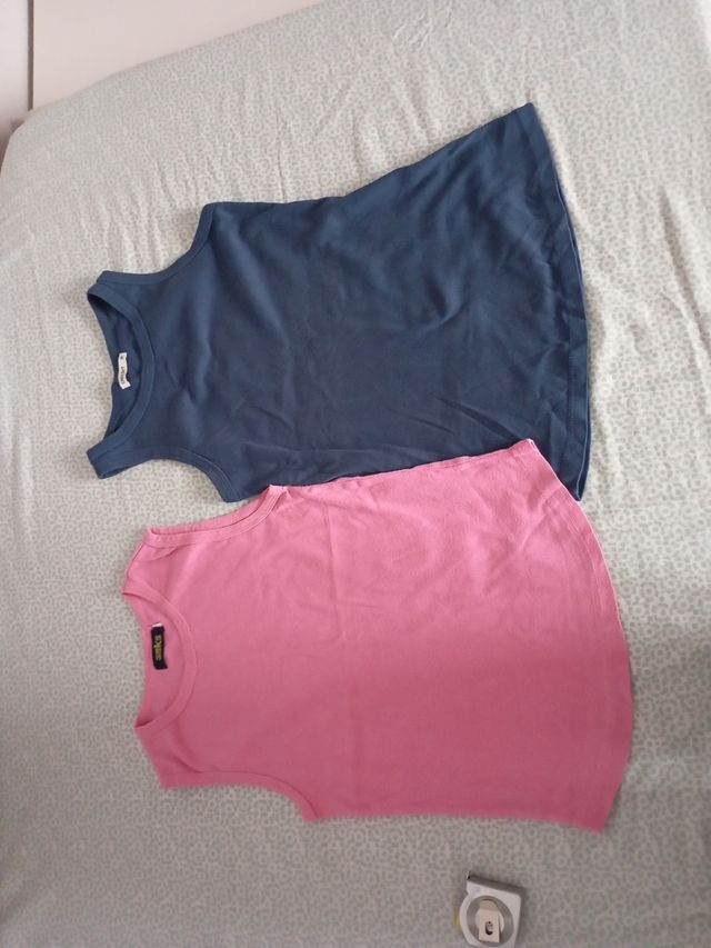 2 camisetas de tirantes 🩷 y 💙. Nuevas