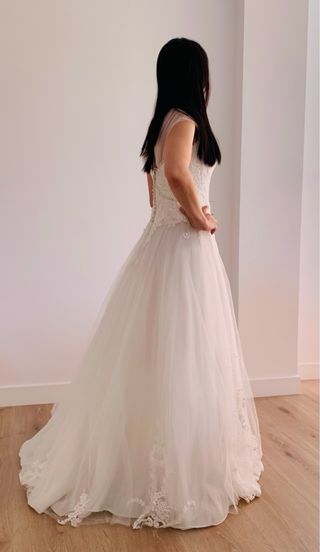 Vestido de novia Fergie