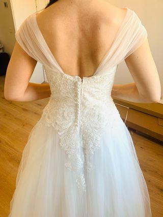 Vestido de novia Fergie