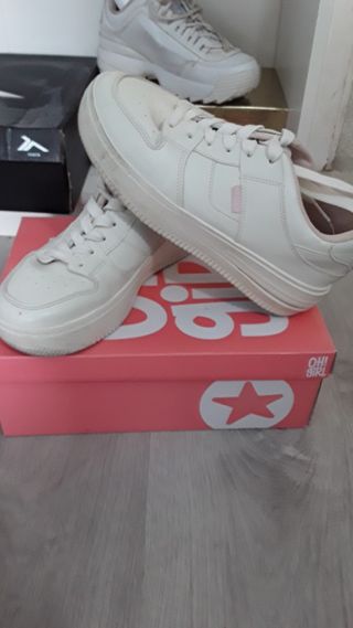 Bambas niña/mujer talla 38 blancas