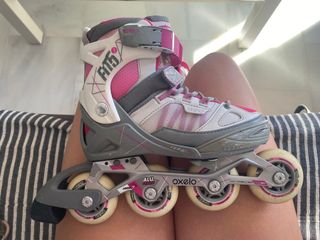 Patines marca oxelo y bolso de tramporte