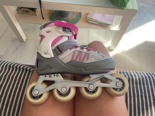 Patines marca oxelo y bolso de tramporte