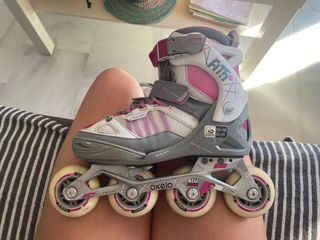 Patines marca oxelo y bolso de tramporte