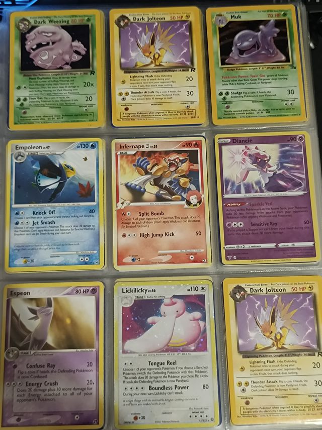 Pokémon TCG Cartas Raras