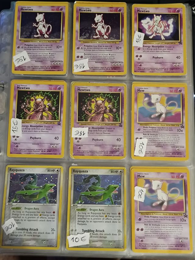 Pokémon TCG Cartas Raras