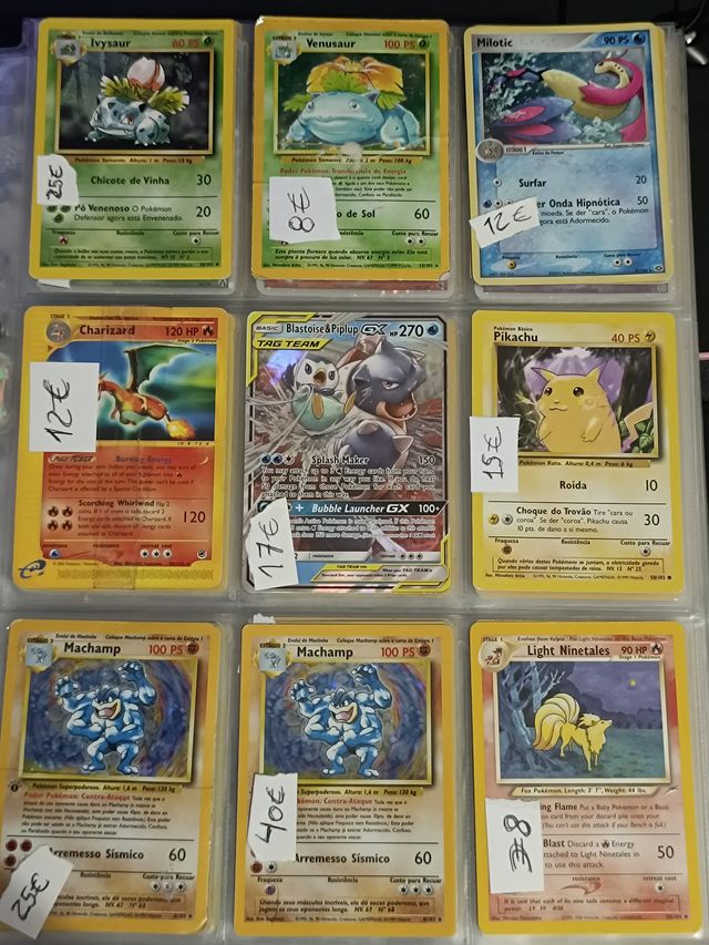 Pokémon TCG Cartas Raras
