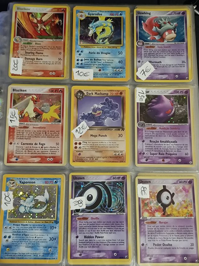 Pokémon TCG Cartas Raras