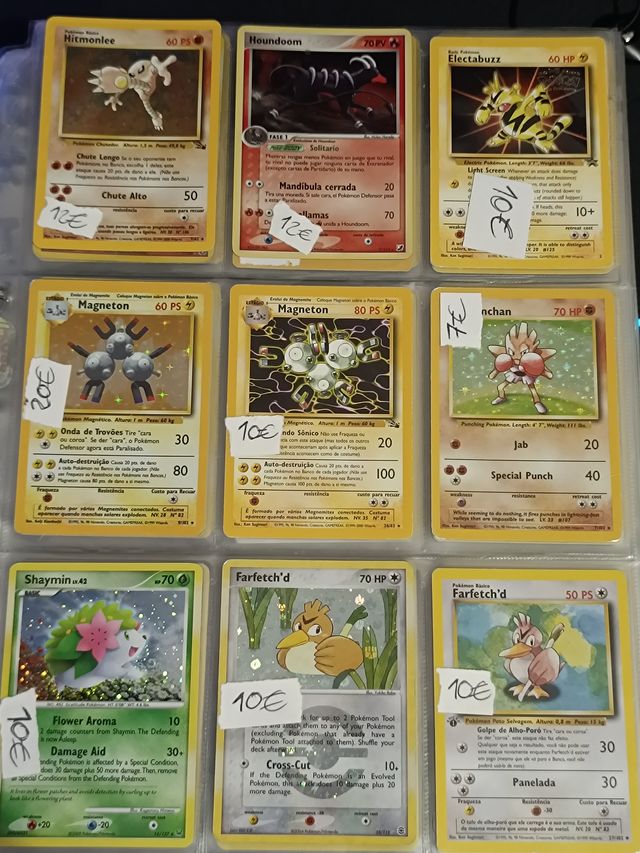 Pokémon TCG Cartas Raras
