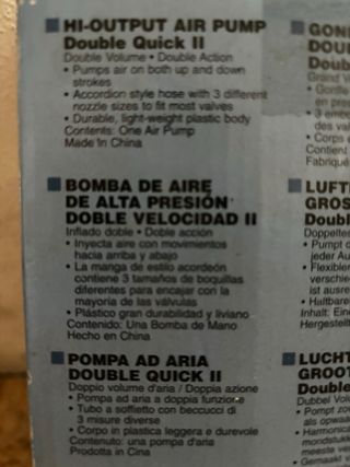 Bomba de aire de alta presion doble velocidad