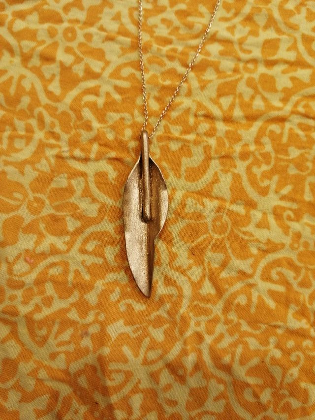 Collar acero inoxidable dorado Culture Mix