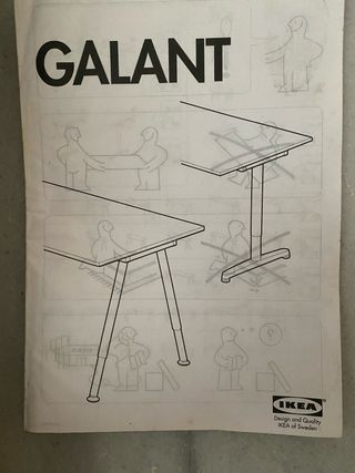 Mesa de despacho Ikea Galant