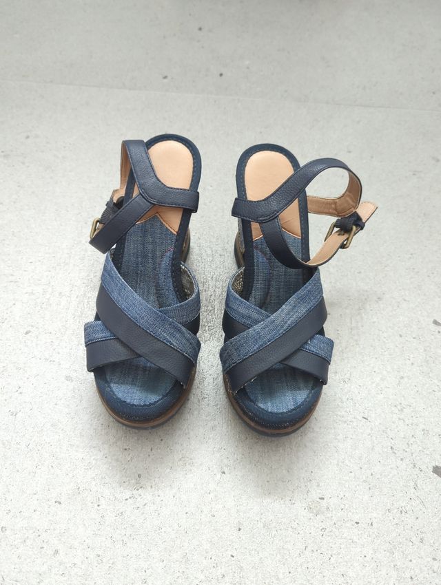 Cuñas/plataforma denim Wrangler