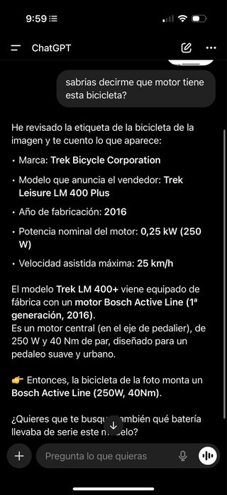 Bici electrica trek leisure lm 400 plus