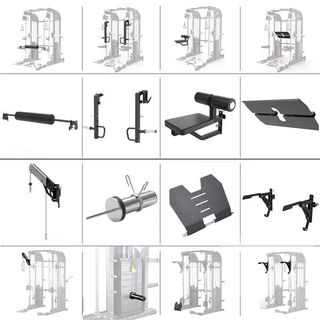 MÁQUINA SMITH SEMI COMERCIAL CYKLOP4 HMS CON 240KG