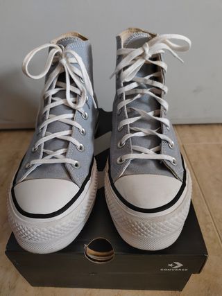 Botas Converse gris claro T. 37.5