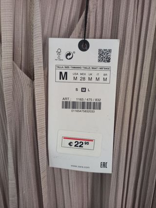 Vestido midi de Zara