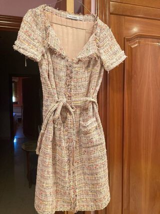 Vestido Pedro del Hierro rosa talla S
