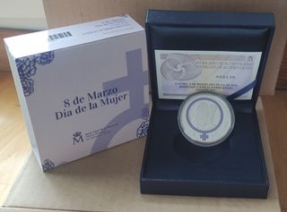 España 2021 moneda plata 10€ Pardo Bazan