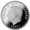 España 2021 moneda plata 10€ Pardo Bazan