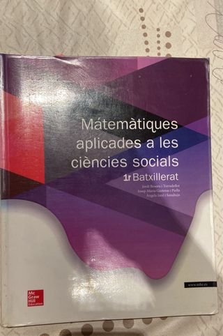 Libro 1 bachiderato matematicas