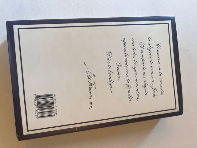 Libro LA ALEGRÍA DE AMAR Maria Teresa