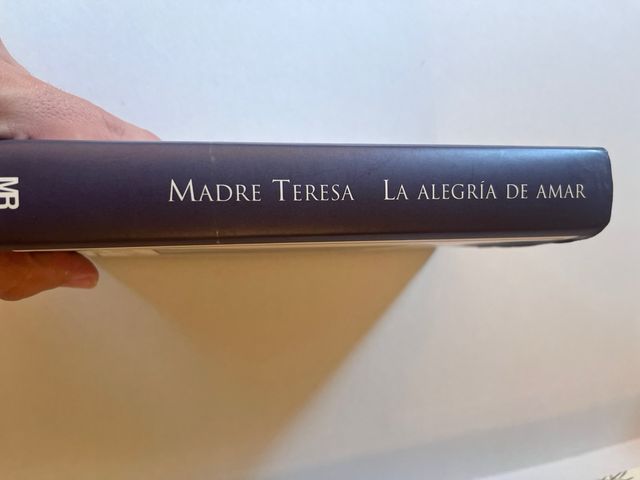 Libro LA ALEGRÍA DE AMAR Maria Teresa