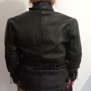 Chaqueta moto mujer
