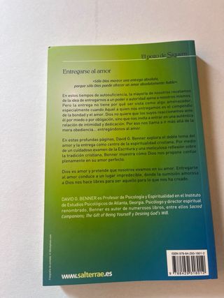 Libro Entregarse al amor