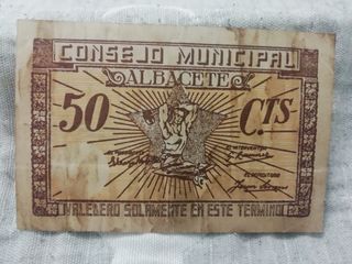 50 céntimos 1937 Albacete