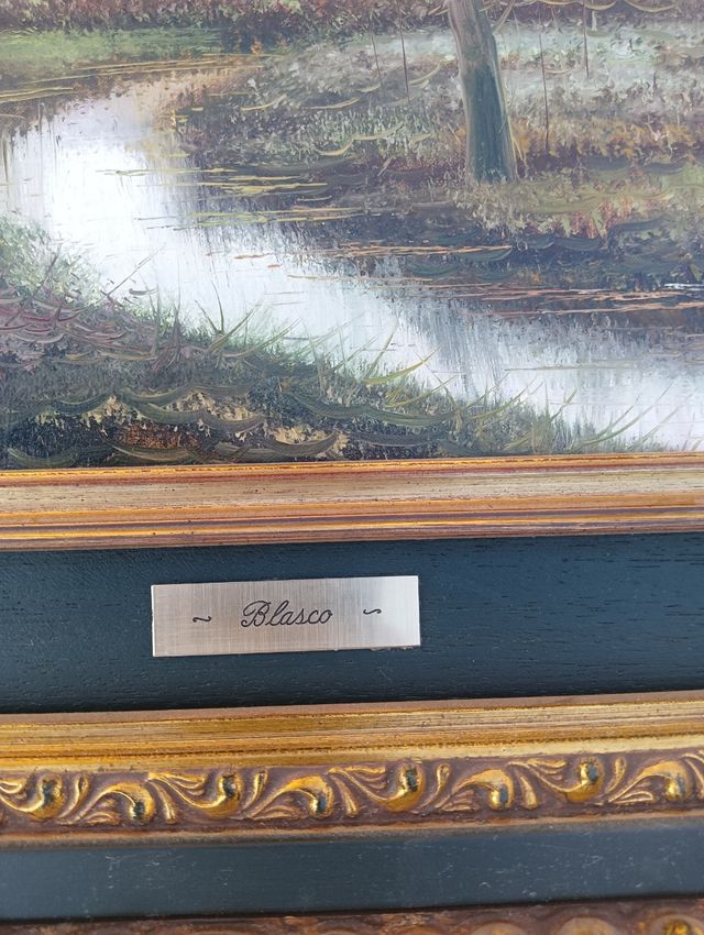 Cuadros pintados a óleo ( Blasco)