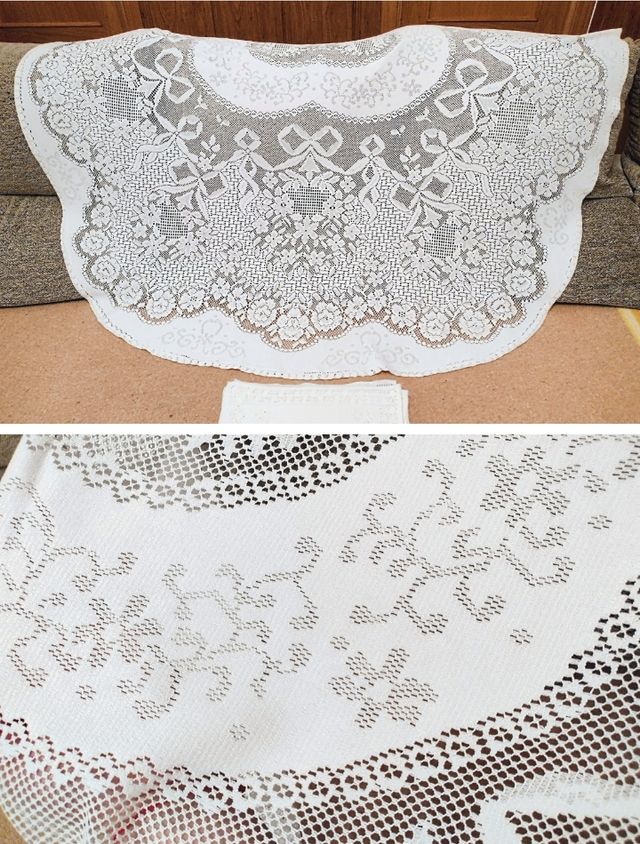 MANTELERIA VINTAGE 12 SERVILLETAS NUEVA