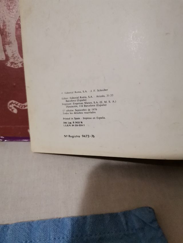 Animales del bosque Ed. Roma 1976