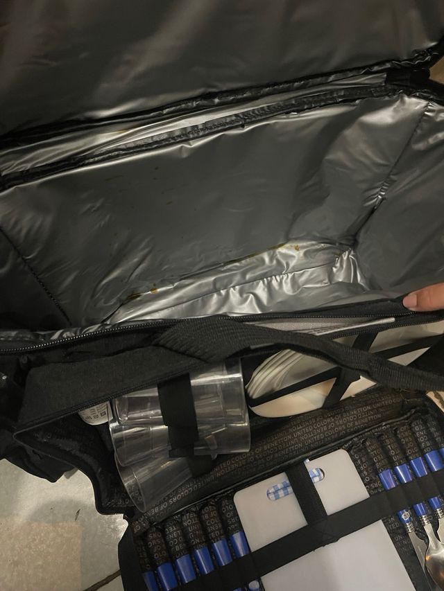 Nevera con compartimentos