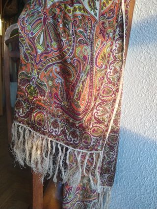Foulard de seda estampado