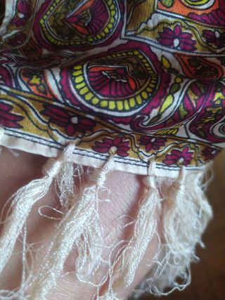 Foulard de seda estampado