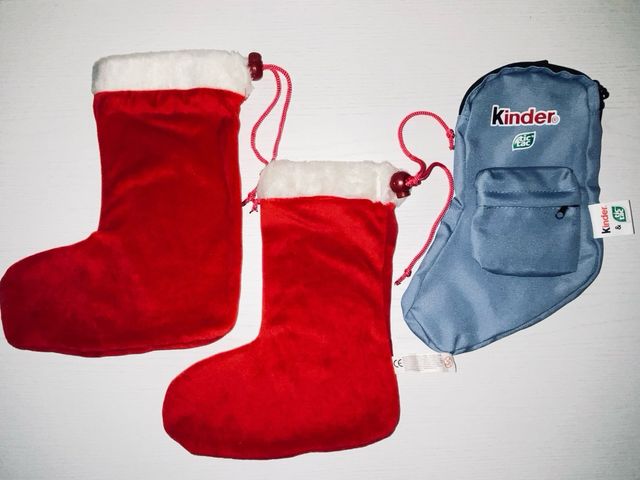 Lotto 3 Mini Calze Befana Kinder Ferrero