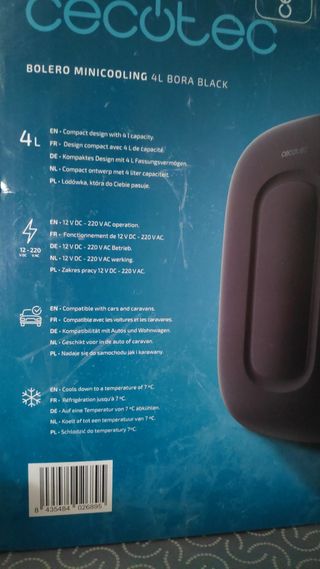 Nevera Cecotec 4l