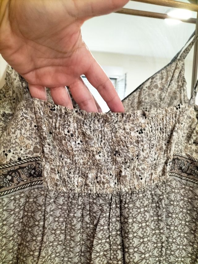 Vestido escote cruzado