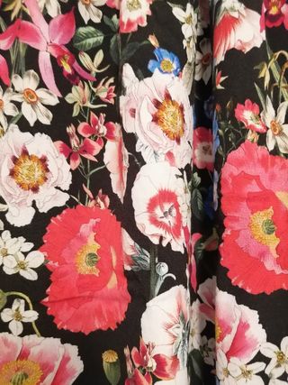 Zara Camisa Volante Flores