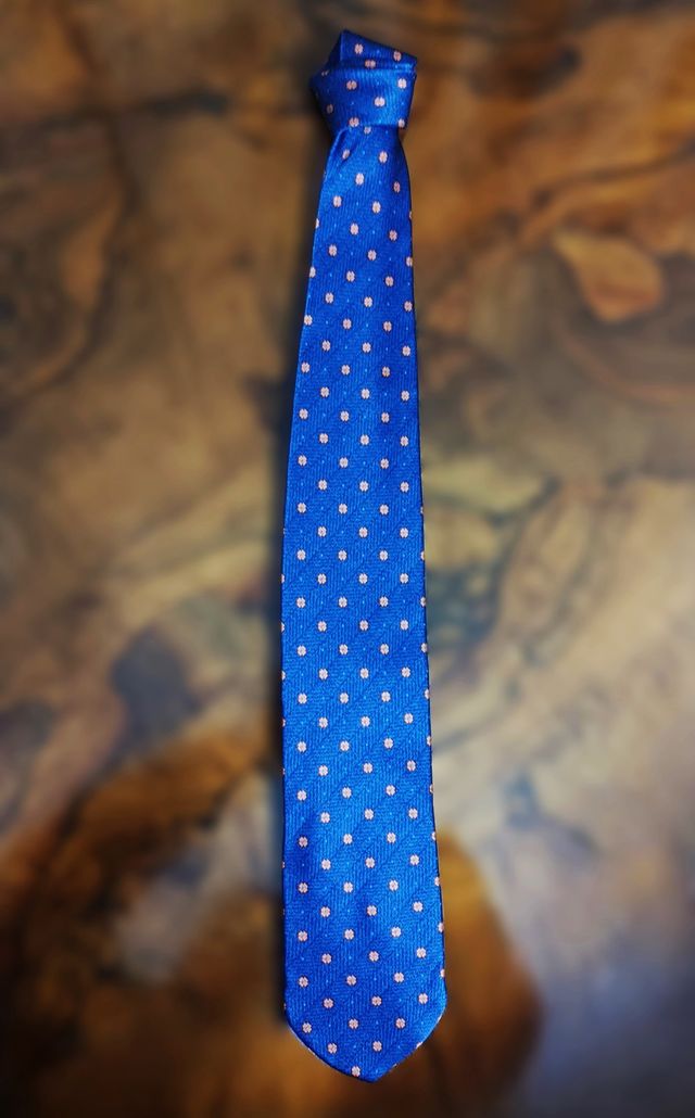 Cravatta DOLCEPUNTA® colore Blue micro-fantasia.