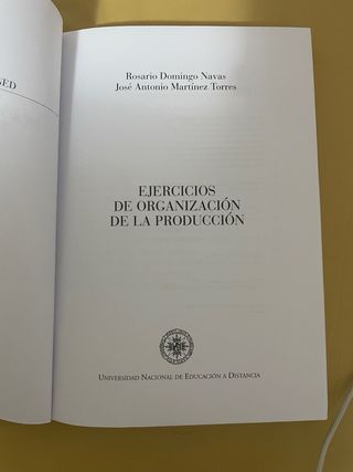 ejercicios de organizacion de la produccion 
