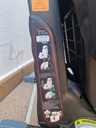 Sillita para el coche con isofix (9 a 18 kg)