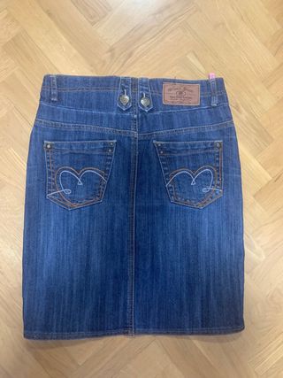Falda vaquera mujer