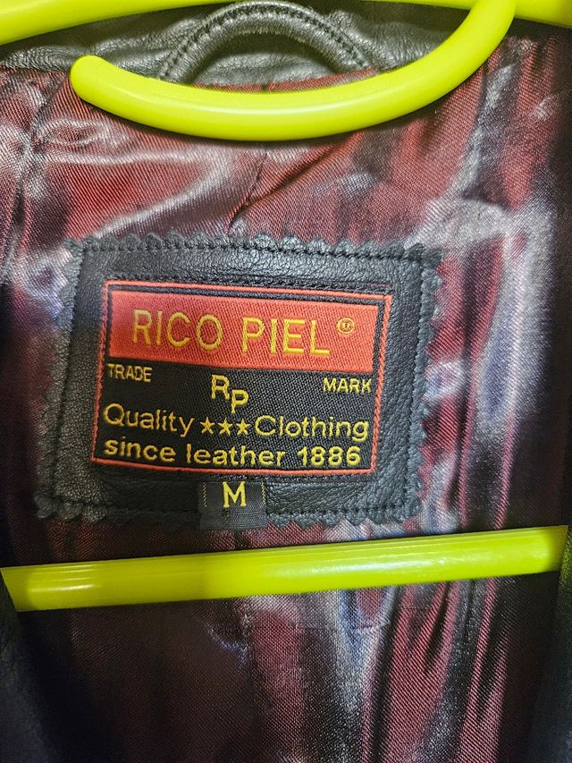 Blazer de cuero sintético hombre