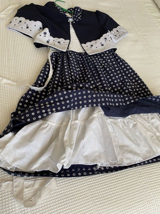 Conjunto niña, vestido y chaqueta