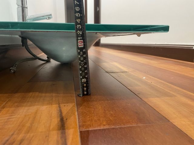 Lavandino da bagno in vetro