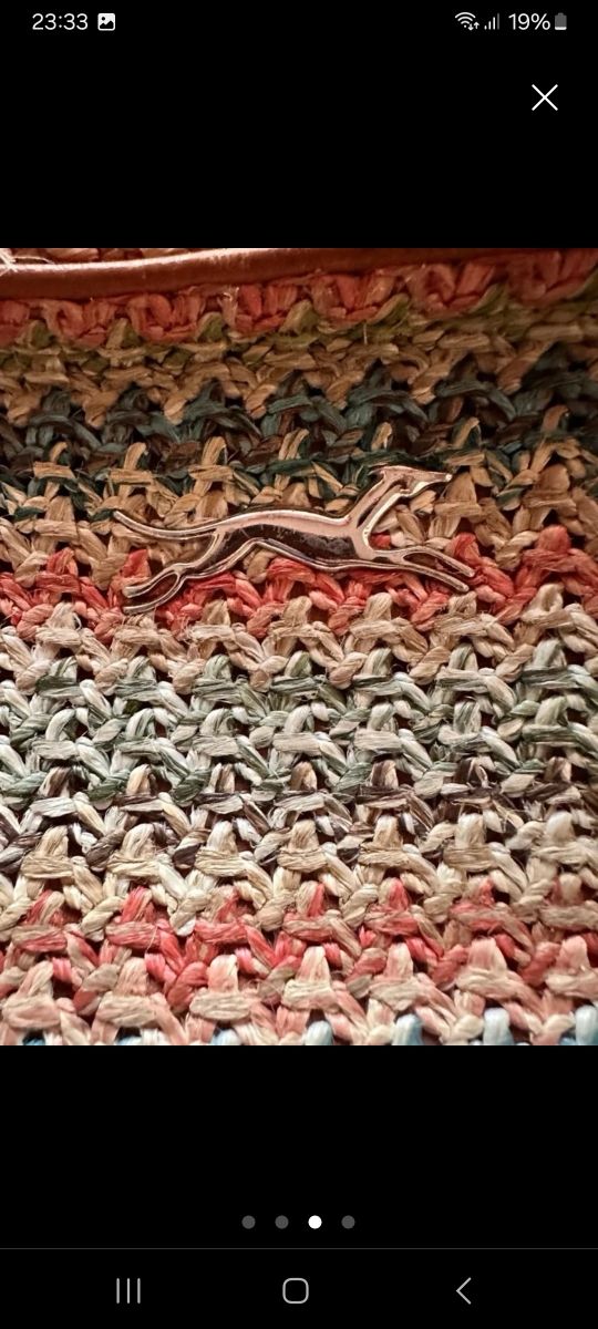 Bolso de rafia de Bimba y Lola