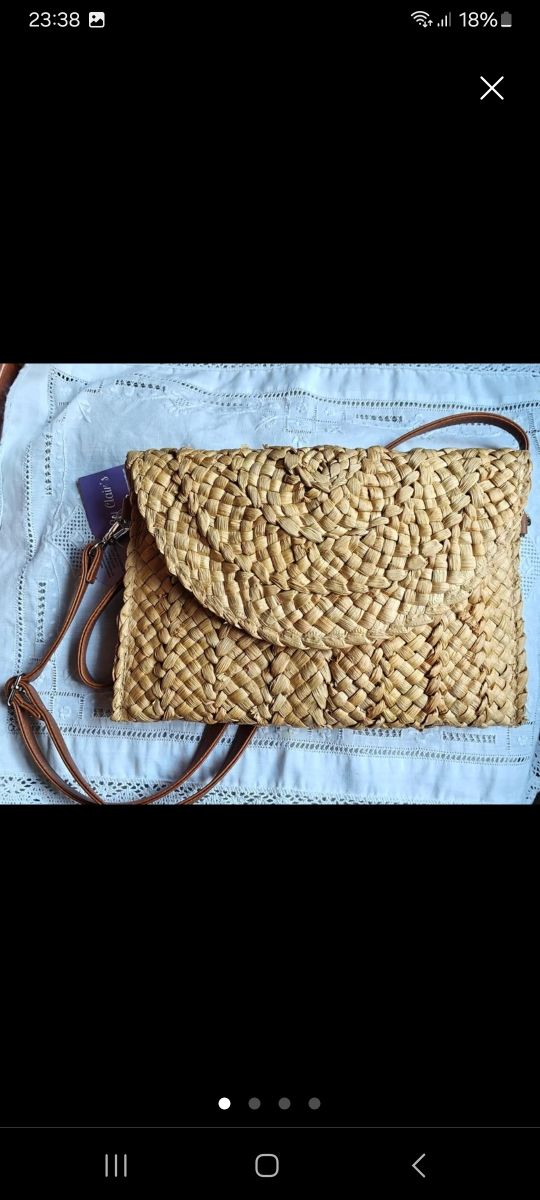 Bolso de Rafia Nuevo